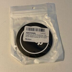 Jeep cup Coasters in black and white Set of 2 NWT